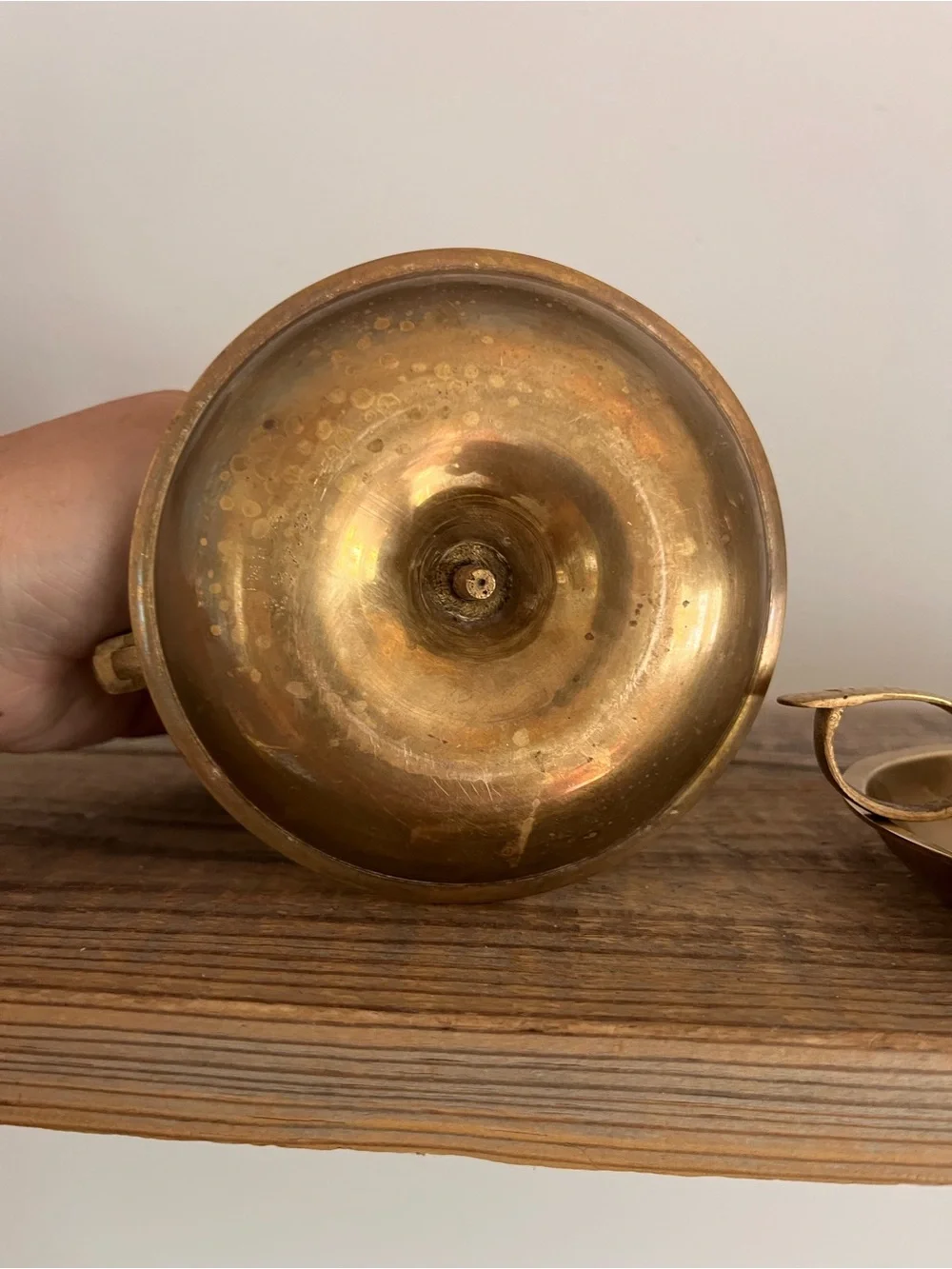 Brass Chamberstick Candle Holders - Pair